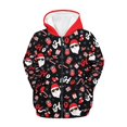 thumbnail image 2 of Psesaysky Boys Zip Up Hoodies for Kids Funny Santa Graphic Red Hooded Sweatshirt Warm Long Sleeve Winter Jacket with Pockets 6-7 Years, 2 of 7
