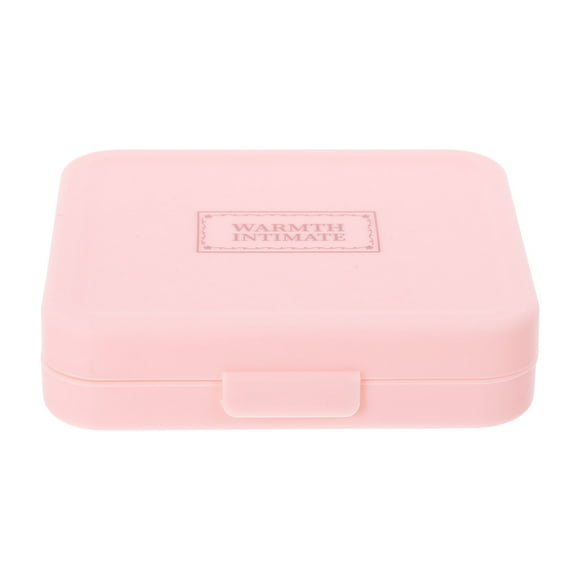 BRIGHTFUFU Organizador de toallas sanitarias portátil para mujer, estuche multifuncional para productos femeninos, elegante soporte para almohadilla, caja de almacenamiento de tampones para viajes