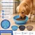 thumbnail image 3 of Suction Cup Dog Bowl, Slow Feeder Silicone Pet Dish with Non-Slip Base for Puppies, 5.9 Inch, BPA-Free, 3 of 10