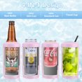 thumbnail image 2 of Enfriador de Latas MoreFeel 4 en 1 de Acero Inoxidable Aislado Rosa, 2 of 7