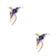 thumbnail image 1 of Jumpingount Broche de pájaro de fuego, colgante de pecho, joyería de moda, decoraciones para fiestas, accesorios multiusos para mujer, azul Azul 2piezas, 1 of 6
