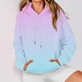 thumbnail image 4 of HomeDM Womens Pullover Hoodie Long Sleeve Comfy Sweatshirt for Women - Pink/XL, 4 of 7