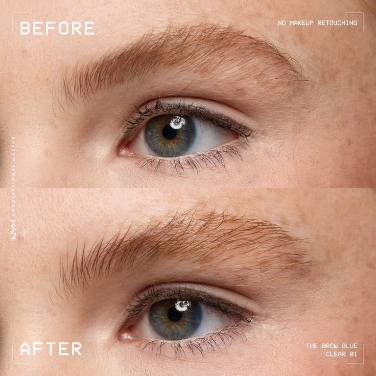 NYX Professional Makeup The Brow Glue, Clear photo 4