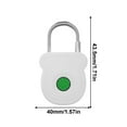 thumbnail image 2 of Smart Fingerprint Padlock, Biometric Keyless Lock, Outdoor Luggage Security Rustproof Stainless Steel Door Cabinet Lock, Multiple User Support Durable Weather Resistant, 2 of 8