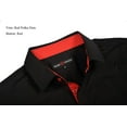 thumbnail image 3 of Alex Vando Mens Dress Shirts Regular Fit Long Sleeve Stretch Business Dress Shirts for Men, 3 of 6