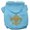 Baby Blue, variant on Pet, Dog Cat Hoodie Rhinestone, "Gold Fleur De Lis"