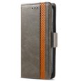 thumbnail image 5 of Case for Motorola Moto Edge S Cover Leather Wallet Folio Case Book Design Flip Magnetic Closure - Grey, 5 of 5