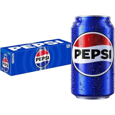 Pepsi Cola Soda Pop, 12 fl oz, 12 pack Cans