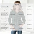 thumbnail image 4 of TGSLY Girls' Plaid Button Down Shirts Lightweight Soft Henley Long Sleeve Tops Relaxed Fit Casual Fall Regular Shoulder Blouses 10-12 Years, 4 of 7