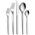thumbnail image 1 of Guardoinrt 5pieces Durable Stainless Steel Cutlery Set Easy To Non-deformable Rustproof Spoon Cutlery Set 18/10 silver, 1 of 6