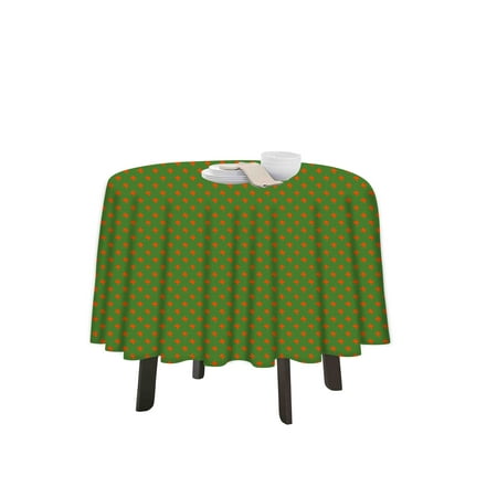 

eloria Chintz Printed Round Table Cloth Resistant Washable Decorative Table Cover for Dining Table