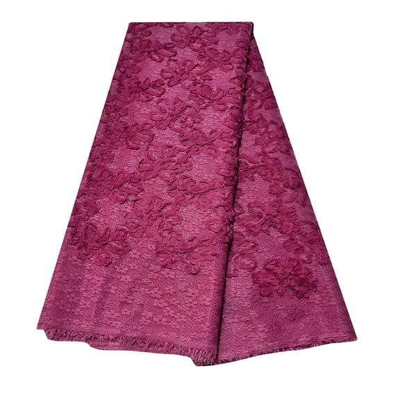 Embroidery Tulle Lace Fabric Net Fushia Pink Wedding Bridal Lace Sewing Fabric Textile Cloth Dress 5 Yards/Piece