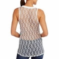 thumbnail image 2 of Juniors Lace Back Graphic Tank - Superman Aop, 2 of 2
