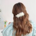 thumbnail image 2 of Horquilla, tira de flores blancas, 1 elegante tocado de moda hecho a mano, herramienta de peinado diaria para fiestas y bodas Sailing Electrónica, 2 of 5