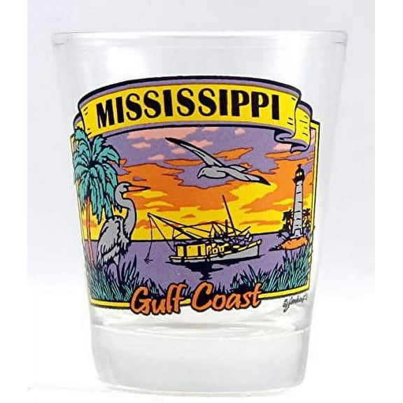 Mississippi Gulf Coast Shot Glass