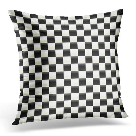 Checkered Sofa Pillows ARHOME Black Checker Illuminated Checkered White Flag Pillows case 18x18 Inches Home Decor Sofa Cushion Cover ()