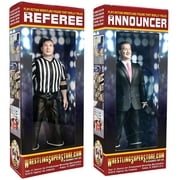 Special Deal: Talking Referee & Ring Announcer Wrestling Figures