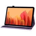 thumbnail image 5 of Allytech for Galaxy Tab A7 10.4" Case SM-T500 T505 T507, Slim Fit Multi Angle Viewing Stand Flip Cover Protective Shockproof Butterfly Design Cases for Samsung Galaxy Tab A7 10.4" - Purple, 5 of 10
