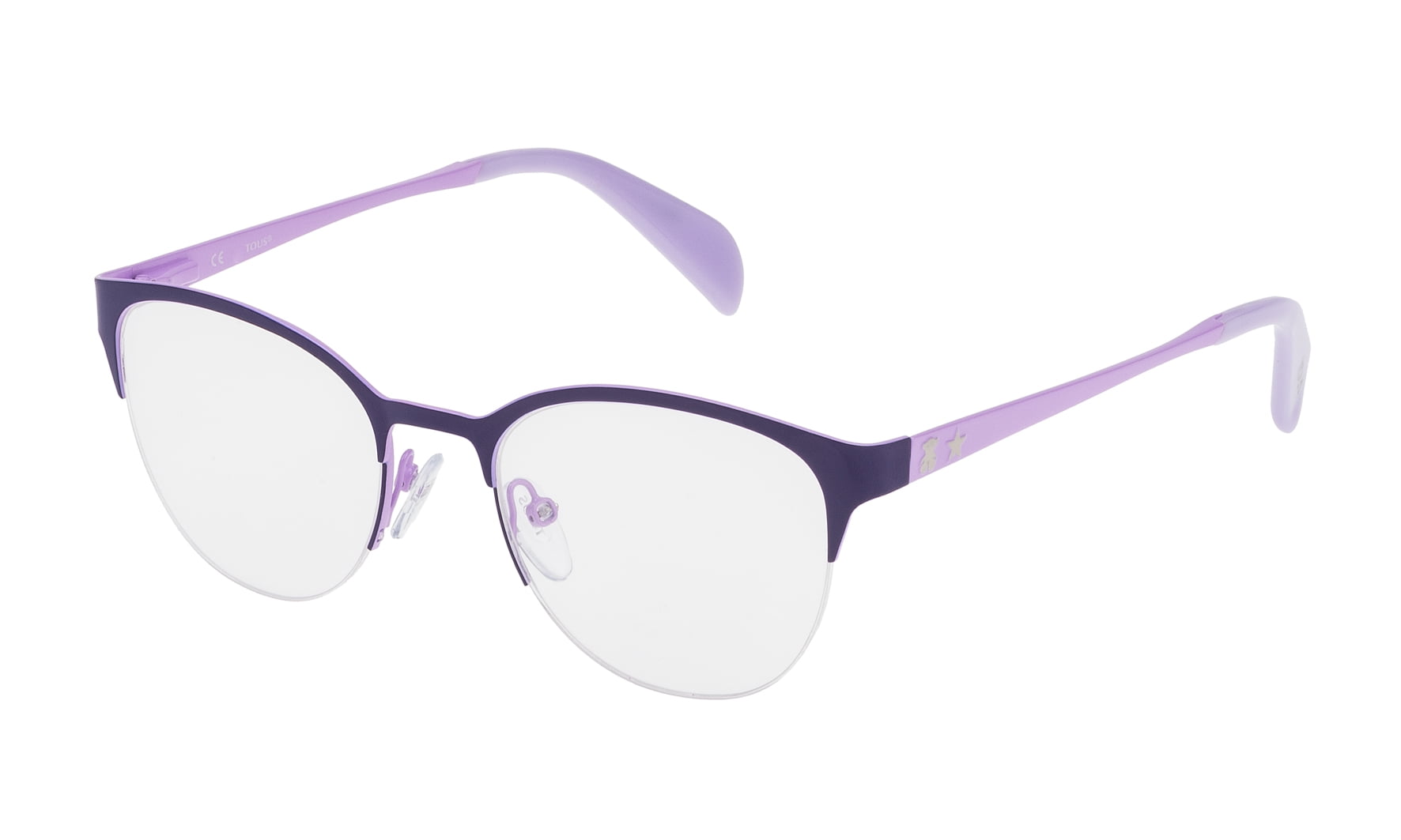 Eyeglasses Frame Tous Purple Women Vto3384901hd 