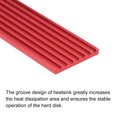 thumbnail image 4 of 2uds M.2 2280 Nvme SSD Térmico Disipador Refrigerador con Montaje Tornillos Destornillador Kit, 1mm Térmica Almohadilla, para Escritorio Computadora, Rojo, 4 of 5