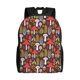 thumbnail image 1 of Easygdp Mushrooms And Leaves Mochila Versátil y Elegante: Comodidad, Almacenaje y Durabilidad para la Universidad, Trabajo, Viajes y Uso Diario, 1 of 8
