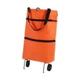 thumbnail image 4 of Bolsa de Compras con Ruedas Strade Fareast Limited Bolsa de Mano Plegable Tela Oxford Naranja, 4 of 8