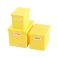 thumbnail image 1 of 3pcs/Set Simulation Storage Box 1:12 Miniature Scale Three-Piece Stacking Design Smooth Edges Safe Play Storage Organizer Dollhouse Accessory, 1 of 8
