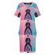 thumbnail image 4 of ¡REY DEL ROCK! Vestido holgado con bolsillos, vestidos de cumpleaños para mujer, traje de verano para mujer, vestido coreano para mujer., 4 of 7
