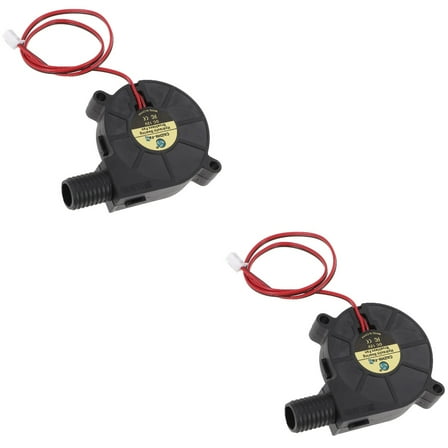 2 Count Inflatable Replacement Fan Blower Mini Portable Black