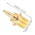 thumbnail image 2 of IFANLANDOR 50PCS Replacement Spikes For Users Metal Golden With Quick Replacement, 2 of 6