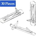 30Pcs Shelf Support Pegs Locking Shelf Clips. Clear Shelf