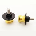 thumbnail image 4 of Motorcycle Accessory Aluminum CNC Motorcycle Swing Arm Sliders Motorcycle Spool Sliders Motorcycle Spools Motorcycle Spool Screw Gold, 8mm, 4 of 5