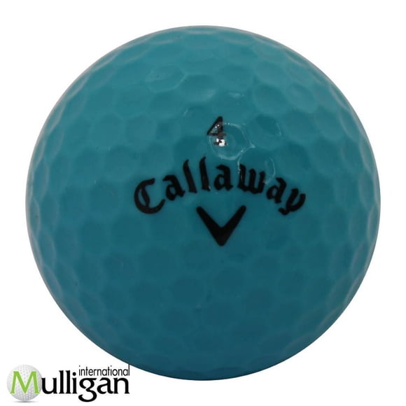 Mulligan - 12 balles de golf récupérées Callaway Supersoft 5A, bleu