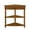 Brown, variant on Small Triangle Corner Table, 3 Tier Wood Corner Side Table with Storage Drawer and Shelves for Living Room Bedroom