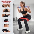 thumbnail image 2 of Resistance Bands for Working Out, Exercise Bands for Fitness, Stretching, Yoga, and Strength Training, Indoor & Outdoor Workout Bands for Women, Men, 5 Resistance Levels, 2 of 8