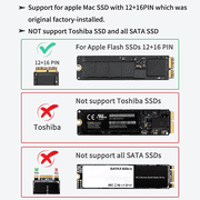 ACASIS 20Gbps External Storage Enclosure for MacBook Air/Pro/iMac 2013-2017 M.2 NVMe SSD