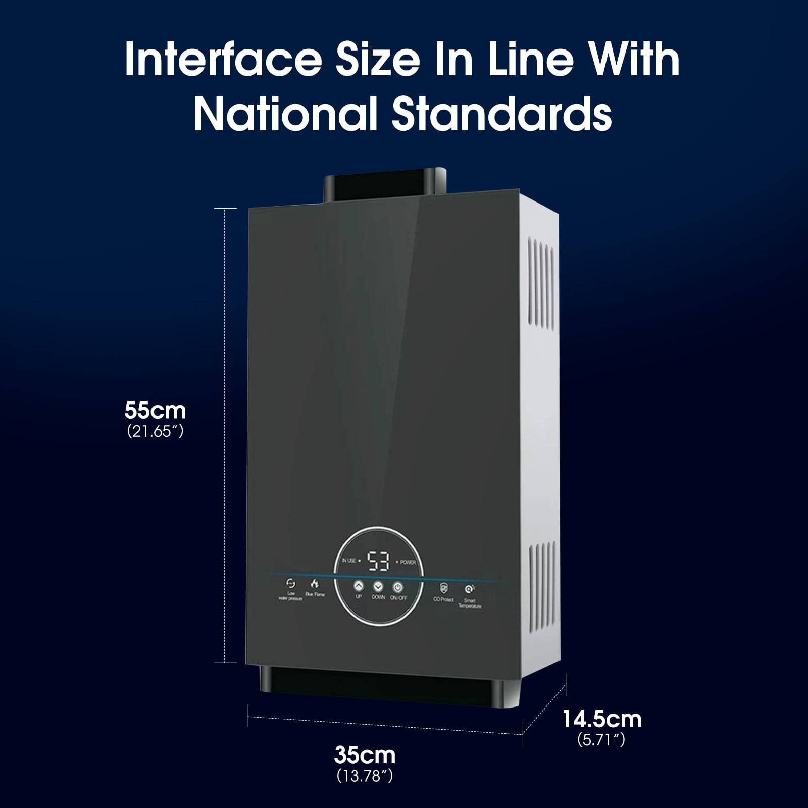 FVSTR CycberIns 13L 4.0GPM Tankless Water Heater Indoor Instant Hot Water heater 90000BTU Indoor water heater Propane gas Water heater