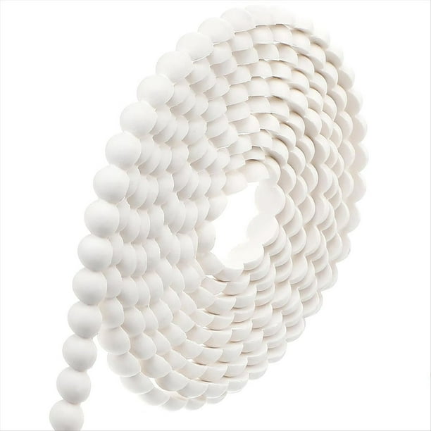 Moldura Flexible Autoadhesiva para , , con Cuentas Decorativas de Perlas, Ideal para Marcos de Espejos de Baño.