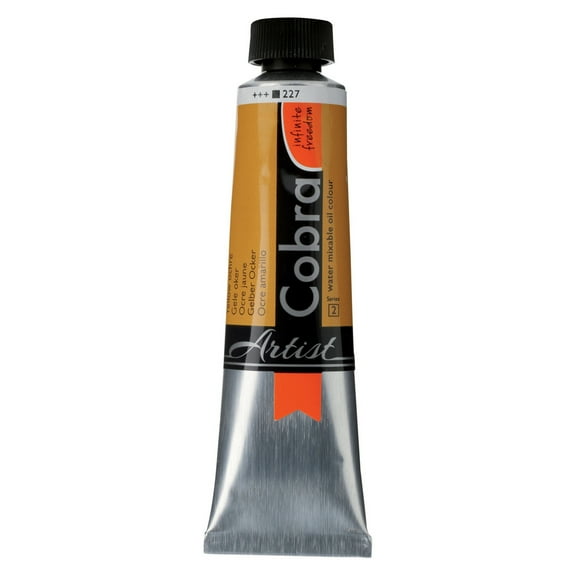 Cobra Water Mixable Oil Colour 40ml, Yellow Ochre