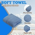 thumbnail image 3 of AUQ Wash Gags for Body,Thick Pure Cotton Weave Hand Towels for Bathroom,Soft Fluffy Absorbent Loops Hand Towels,Blue,29.53*13.78*0.39in, 3 of 7
