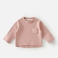 thumbnail image 2 of Soft Girls Thermal Shirts for Baby Toddler Kids Warm Long Sleeve Tops Casual Outfit for Fall Winter Comfortable Tees, 2 of 3