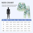 thumbnail image 4 of Sikiie Succulent Mens Pajama Set, Soft Warm Long Sleeve Sleepwear, Cozy Button-Down Pjs for Men-Large, 4 of 7