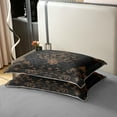 thumbnail image 4 of Manfei Bohemian Damask 100% Cotton Duvet Cover Full Size, Black Brown Comforter Cover, Victorian Flower Bed Cover, Breathable Bedroom Decoration, 4 of 9
