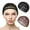 Brown/Black, variant on Hair Net Wrap For Sleep 2 PCS Mesh Nets Cap Snoods Cover Sleeping Knit Hairnets Elastic Head Wrap Bathing Shower Caps Wig Hairnet Crochet Sew Weave Press Weaving Braided Bonnet(Black/Purple)