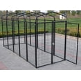 thumbnail image 4 of Omitree NEW Modular Heavy Duty Dog Kennel Welded Steel Panel Pet Cover 4' W x 10' L x 5.5' H, 4 of 8