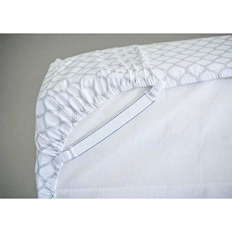 Royal Signet Criss-Cross 2pcs Adjustable Bed Sheet Fasteners Suspenders,  Sheet Holders for Corners, Bed Sheet Suspenders, Bed Sheet Holders, Bed