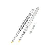 VEVOR 1 Pair Full Extension Drawer Slides 18 20 22 28 30 32 36 38 40 44 48 52 56 60 in, 500 lbs Load Capacity Locking Drawer Slides, Ball Bearing with Lock Side Mount Drawer Slide Rail