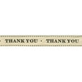 thumbnail image 1 of Ivory Print Ribbon 3/4"X30yd-Thank You, 1 of 1