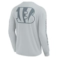 thumbnail image 3 of Unisex Fanatics  Gray Cincinnati Bengals Elements Strive Long Sleeve T-Shirt, 3 of 3