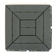 thumbnail image 2 of 3rd Street Inn Acacia Wood Deck Tiles - Grey Finish - Diamond - 10 Pack, 2 of 4